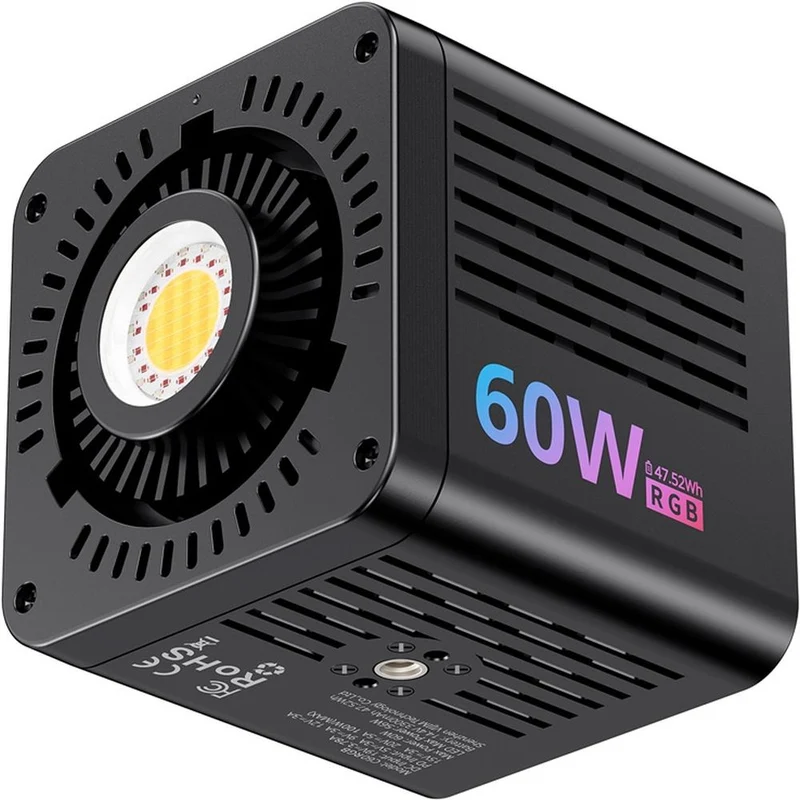 Ulanzi C60RGB 60W Lampe vidéo bicolore (RGB, prise UE)