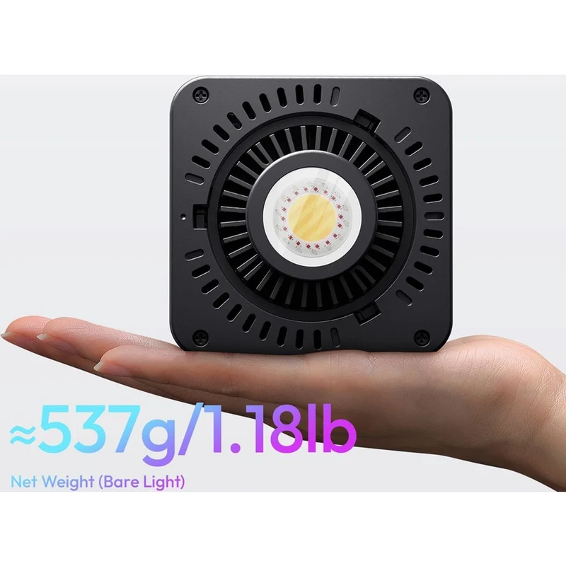 Ulanzi C60RGB 60W Lampe vidéo bicolore (RGB, prise UE)
