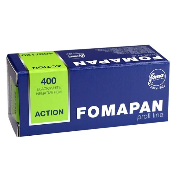 Foma Fomapan Action 400 ISO 120 Moyen format - Pack de 2
