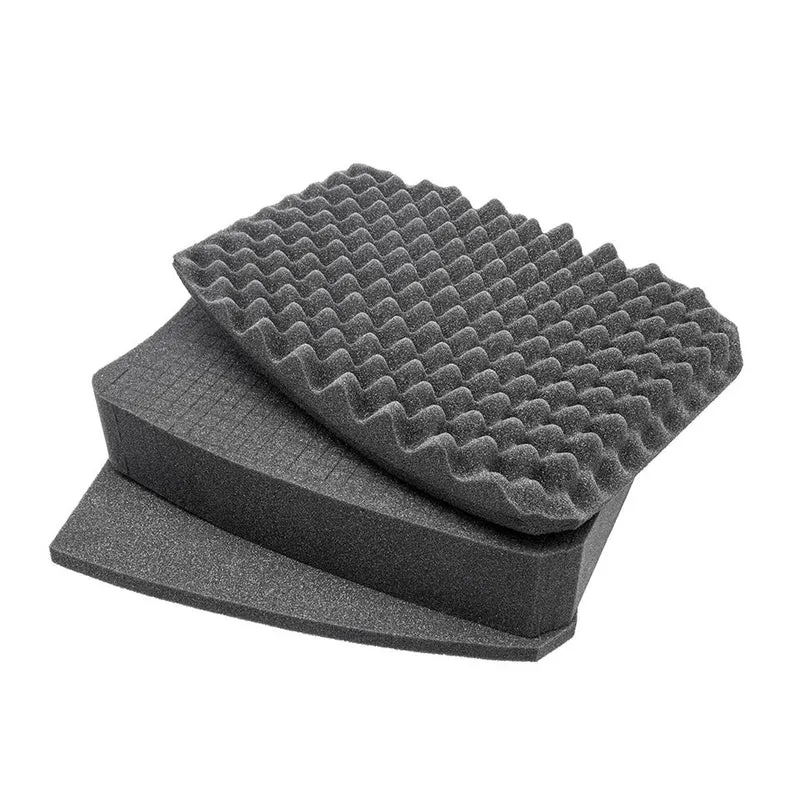 HPRC 3600 Sac à Dos Noir avec Poignée Orange + Mousse Cubique