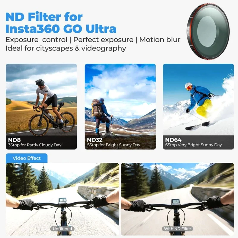 Freewell Insta360 GO Ultra Standard Day - Pack de 4