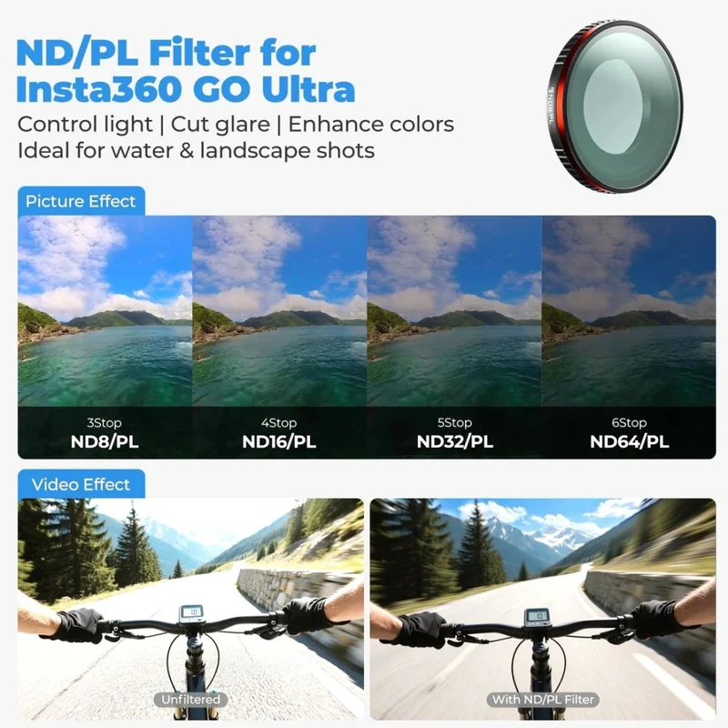 Freewell Insta360 GO Ultra Bright Day - Lot de 4