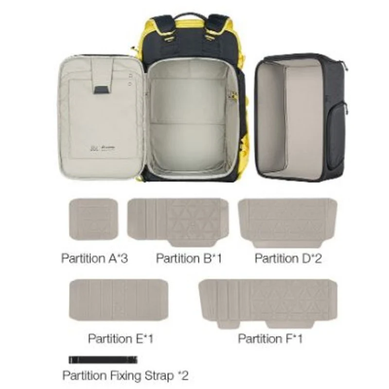 Leofoto Backup Series Sac à Dos 35L Vert Incl. Grand Séparateur