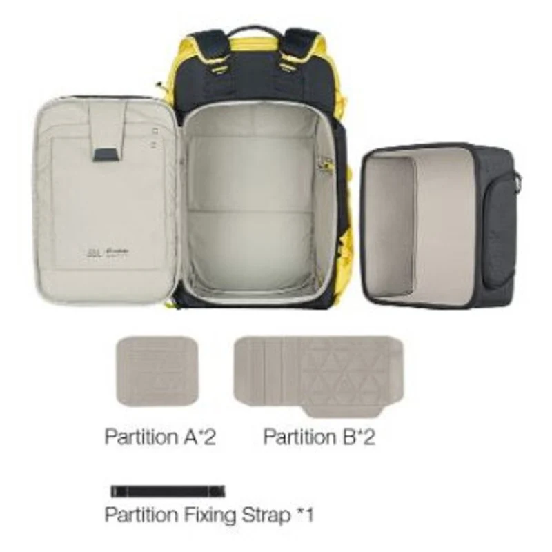 Leofoto Backup Series Sac à Dos 35L Vert Incl. Séparateur Moyen