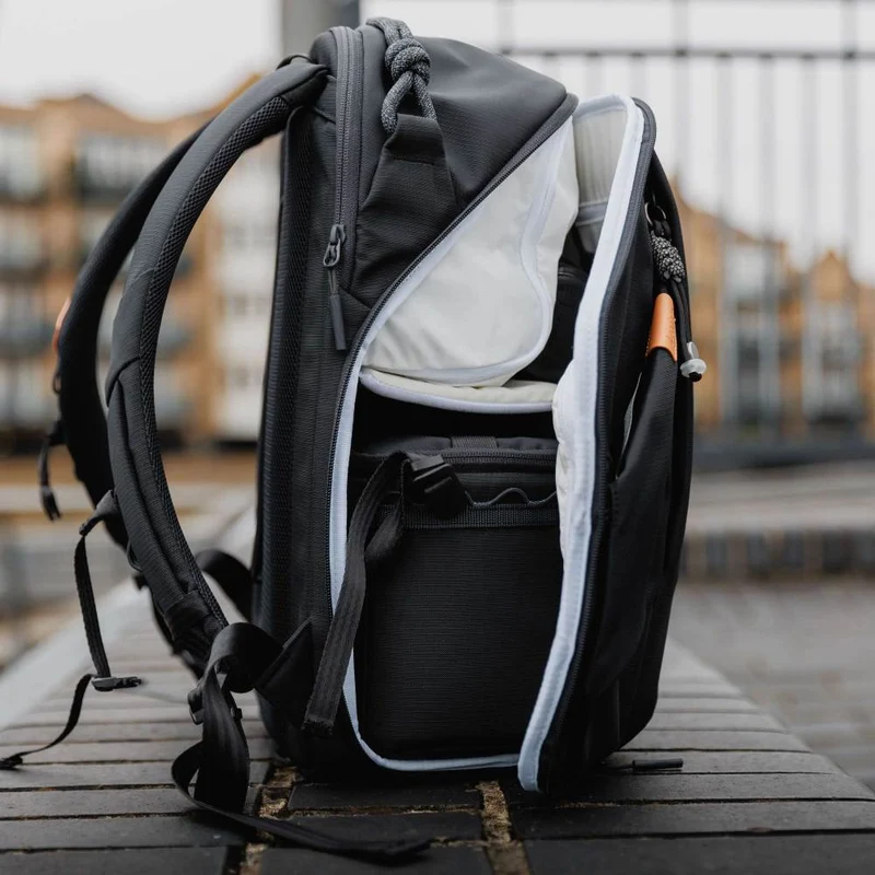 Leofoto Daily Lite Series Sac à Dos 17L - Bleu Incl. Cube Photo