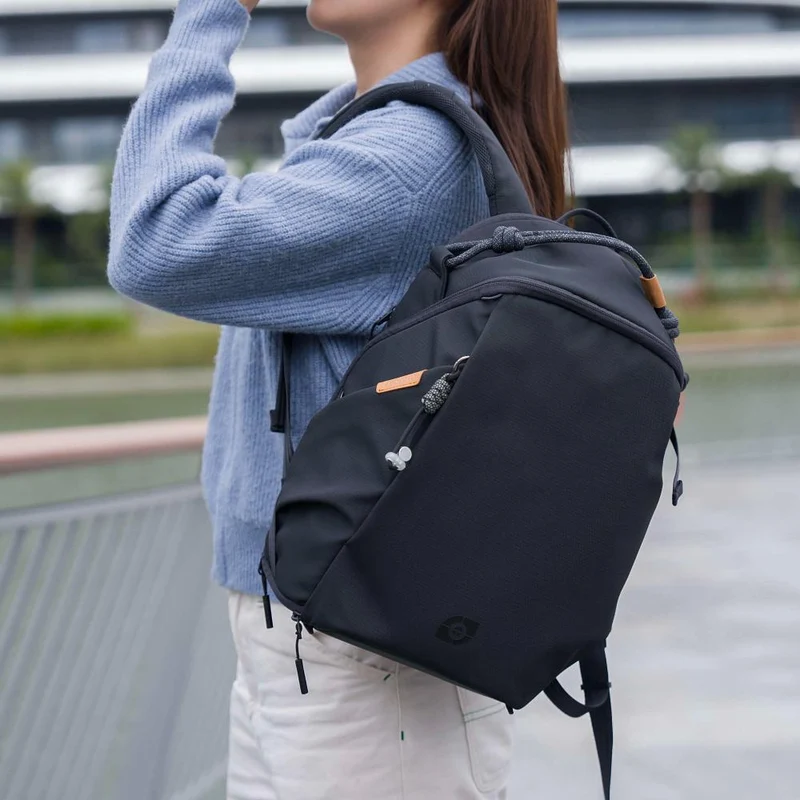Leofoto Daily Lite Series Sac à Dos 23L - Bleu Incl. Cube Photo