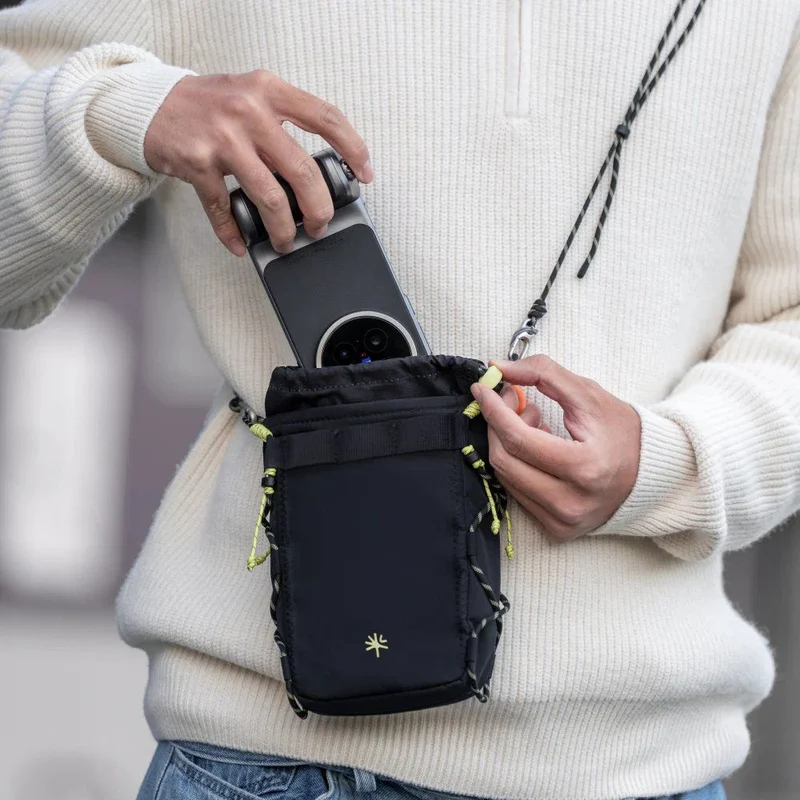 PGYTech OneGo Sac mobile à bandoulière décontracté (noir sidéral)