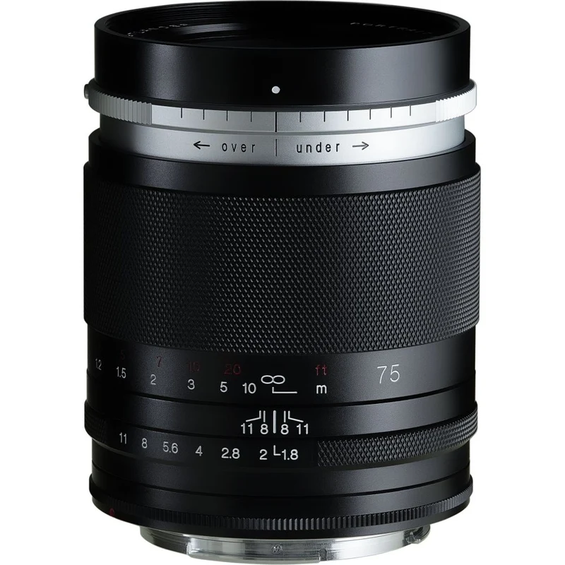 Voigtländer Portrait Heliar 75mm f/1.8 Canon RF noir