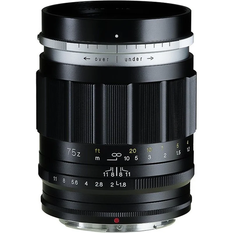 Voigtländer Portrait Heliar 75mm f/1.8 Nikon Z noir