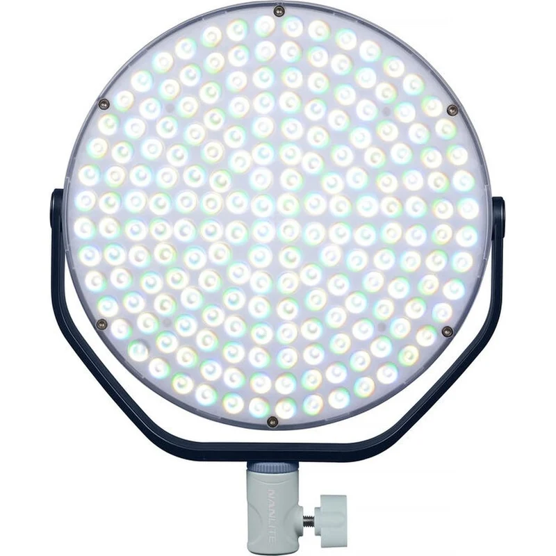 Nanlite Miro 60c Panneau lumineux rond LED multicolore (bleu nuit)