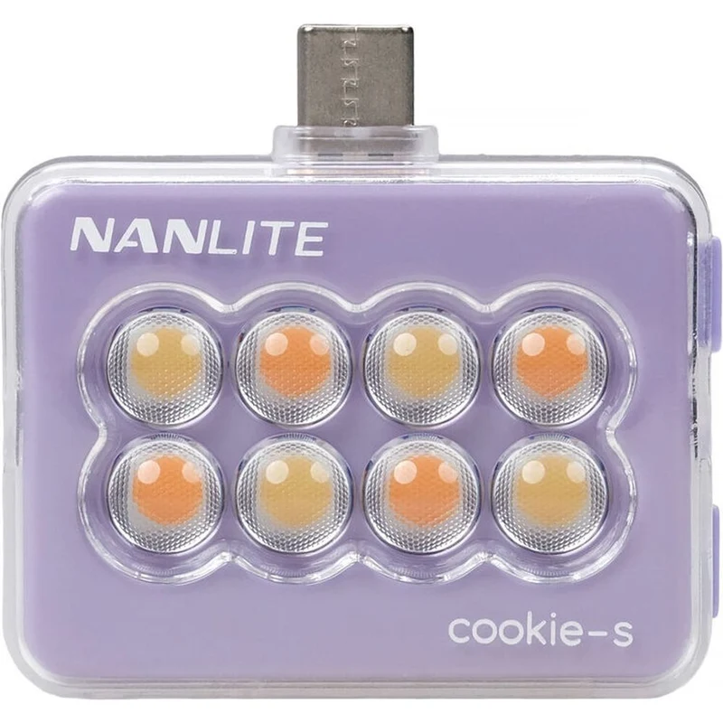 Nanlite Cookie-S Mini lampe LED (lavande)