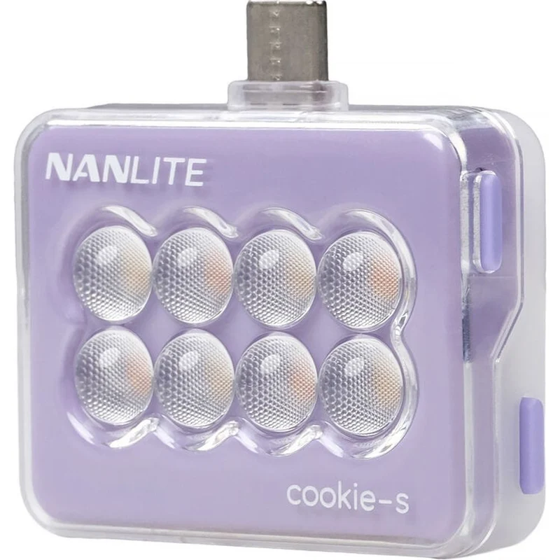 Nanlite Cookie-S Mini lampe LED (lavande)