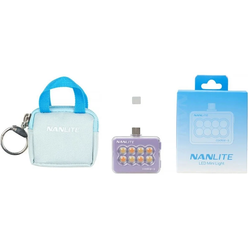 Nanlite Cookie-S Mini lampe LED (lavande)