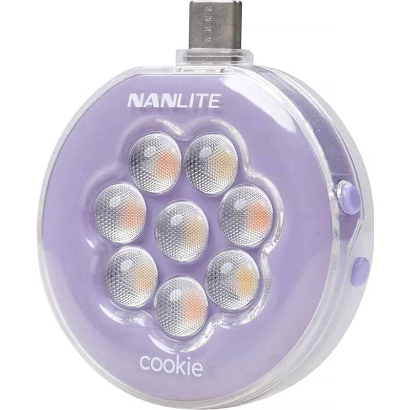 Nanlite Cookie Mini lampe LED (lavande)