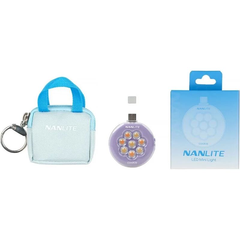 Nanlite Cookie Mini lampe LED (lavande)