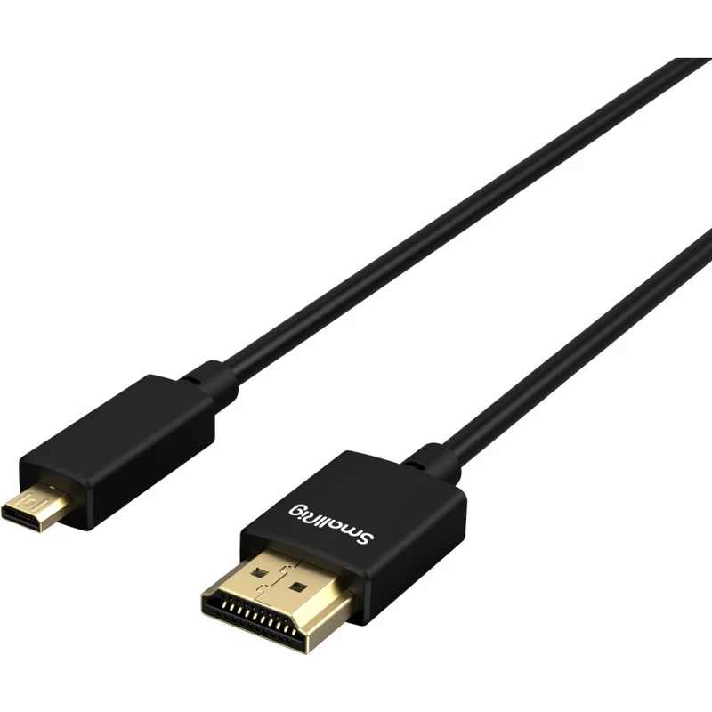 SmallRig 3042B Câble HDMI 4K ultra mince (D vers A) 35cm