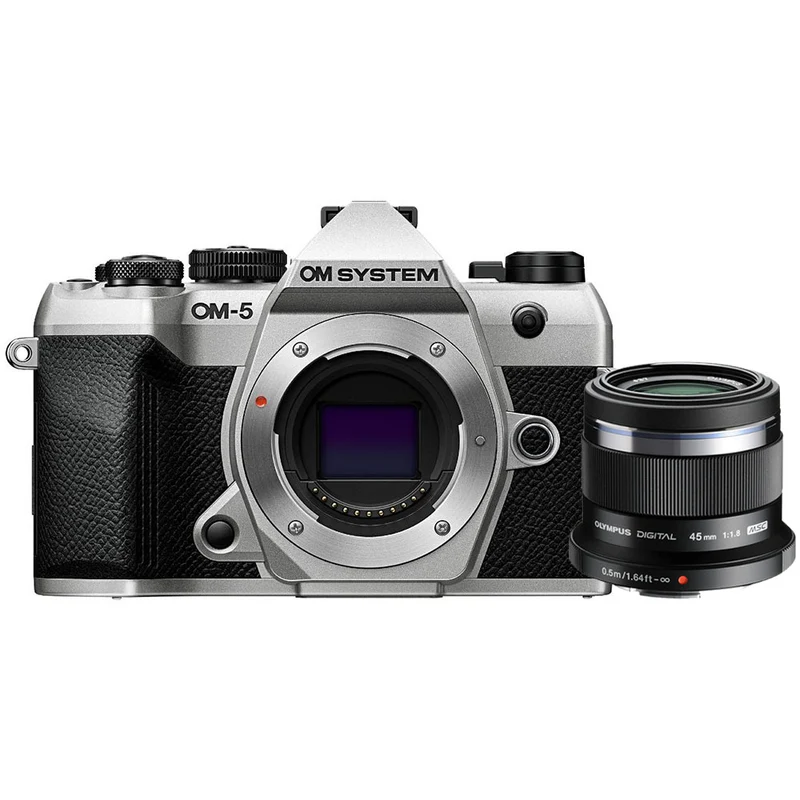 OM SYSTEM OM-5 II Argent + 45mm f/1.8