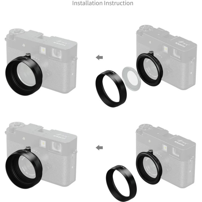 SmallRig 5215 Pare-soleil pour FUJIFILM X half, noir