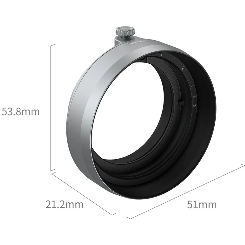 SmallRig 5393 Pare-soleil pour FUJIFILM X half, argenté