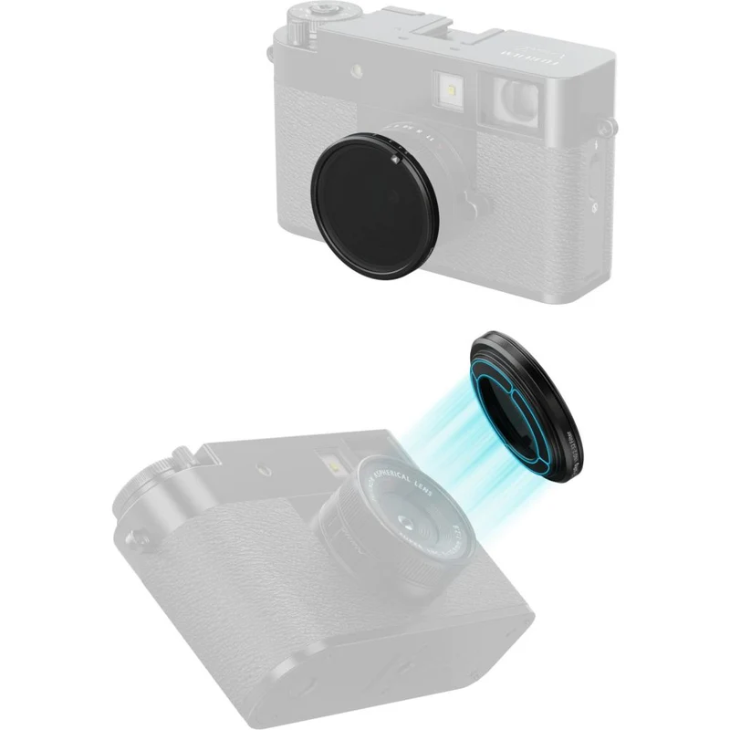 SmallRig 5225 Filtre magnétique VND ND2 - ND32 pour FUJIFILM X half, noir