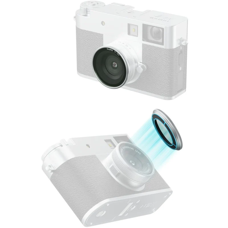 SmallRig 5392 Filtre UV magnétique pour FUJIFILM X half, argenté