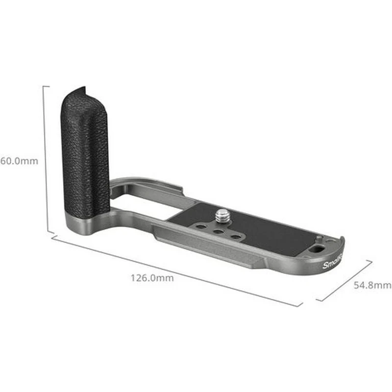SmallRig 4712B Poignée en L pour Fujifilm X-T50 (Silicone/Argent charbon)
