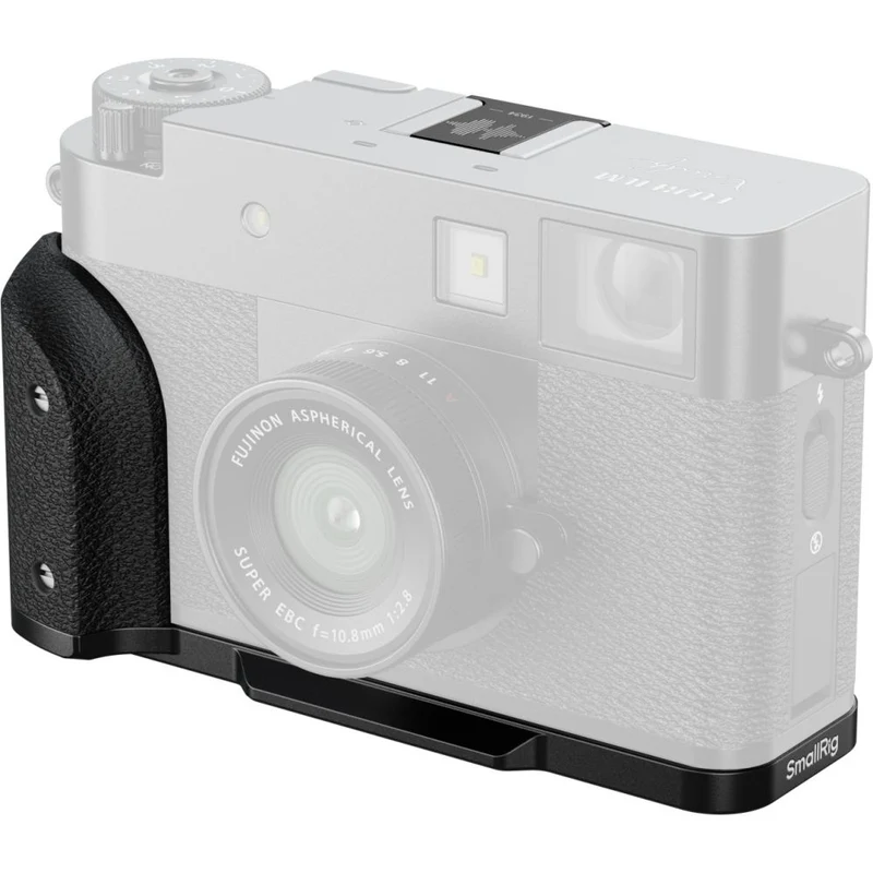 SmallRig 5332 Plaque de Montage en L avec Poignée en Silicone pour FUJIFILM X Half, Noir