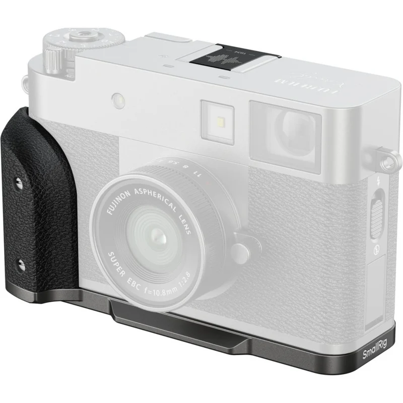 SmallRig 5217 Plaque de Montage en L avec Poignée en Silicone pour FUJIFILM X Half, Argent Anthracite