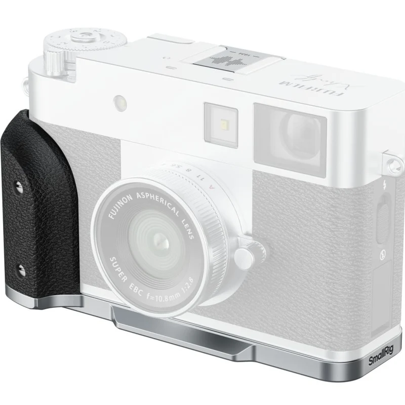 SmallRig 5216 Plaque de Montage en L avec Poignée en Silicone pour FUJIFILM X Half, Argent