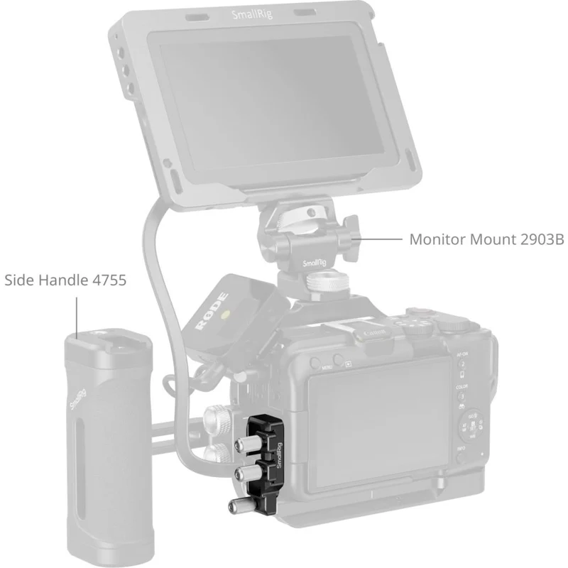 SmallRig 5534 Serre-câble HDMI et USB-C pour Canon EOS R50 V Cage