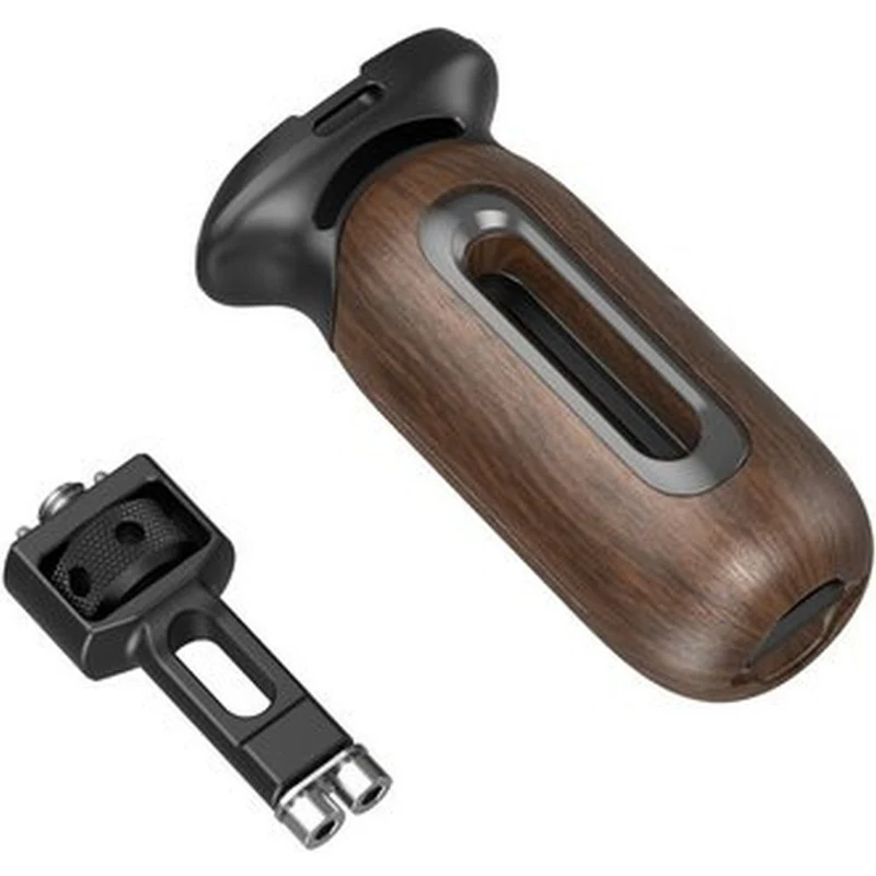SmallRig 5238 Poignée latérale en bois avec vis de positionnement ARRI 1/4"-20 & 3/8"-16