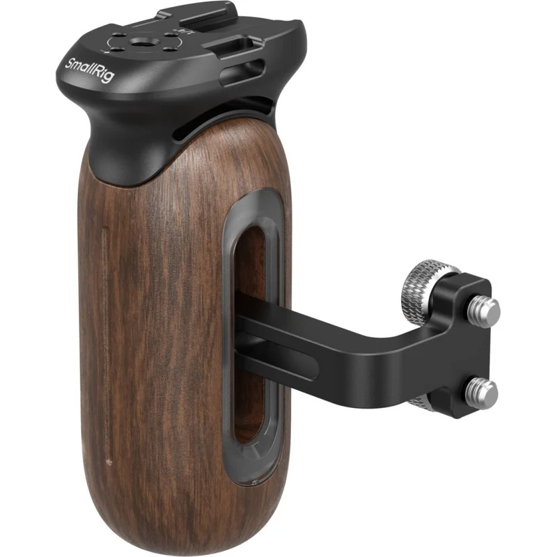 SmallRig 5237 Poignée latérale en bois avec vis 1/4"-20
