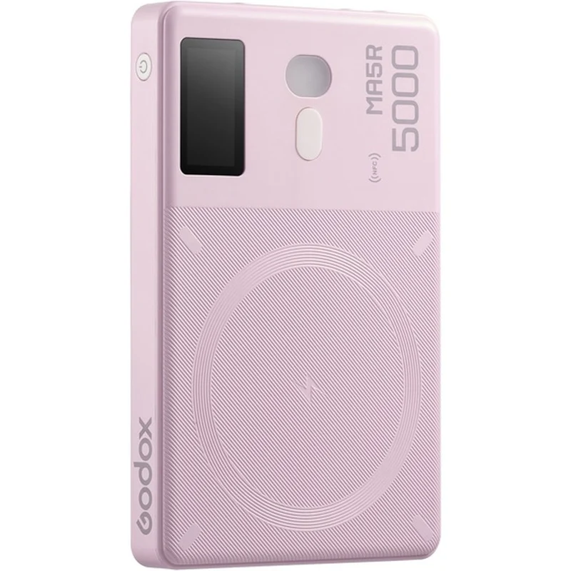 Godox MA5R Mobile Batterie Externe & RGB Eclairage LED Rose