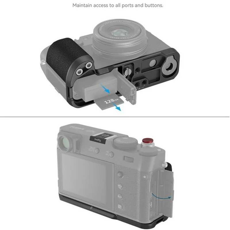SmallRig 4556B Poignée en L pour Fujifilm X100VI / X100V (noir)