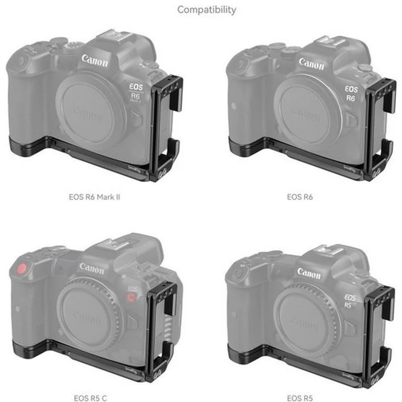 SmallRig 4160B Plaque de Montage en L pour Canon EOS R6 Mark II / R5 / R5 C / R6
