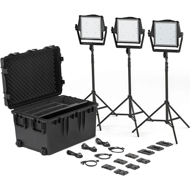 Litepanels Astra IP 1x1 Traveler Trio GM&VM (936-1103) Kit panneau LED