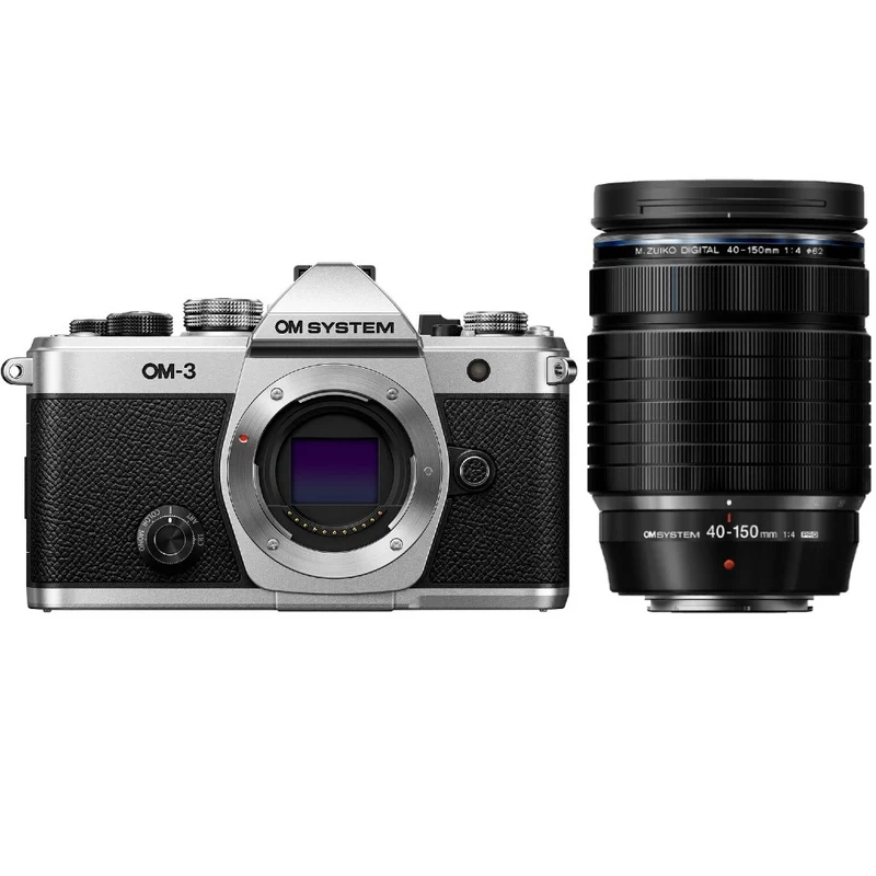 OM SYSTEM OM-3 System Appareil Photo + ED 40-150mm f/4.0 PRO