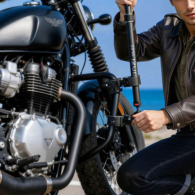 Ulanzi VL03 Support invisible pour perche à selfie pour moto