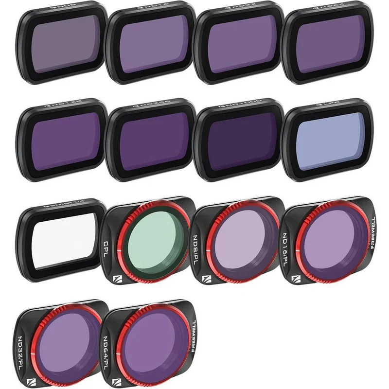 Freewell Filtres pour DJI Osmo Pocket 3 - Mega Kit - Lot de 14