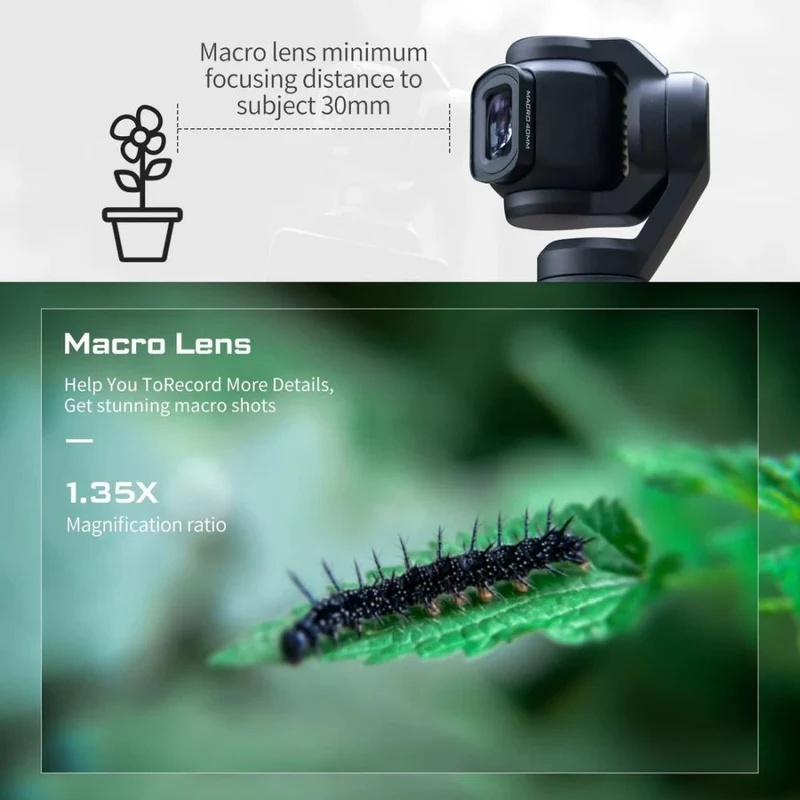 Freewell Kit d'objectifs et de filtres ND pour DJI Osmo Pocket 3